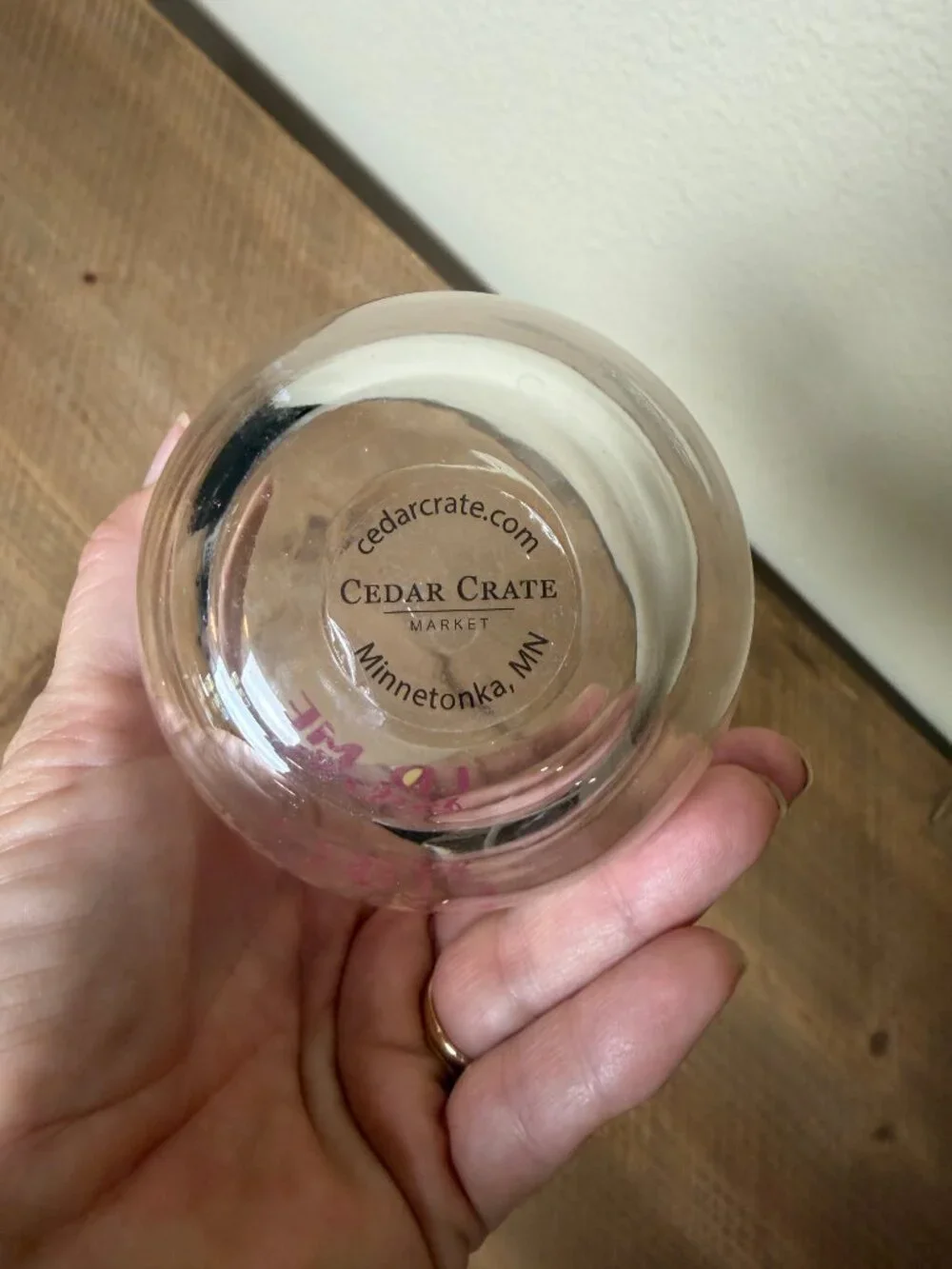 21st Birthday Stemless Wine Glass 